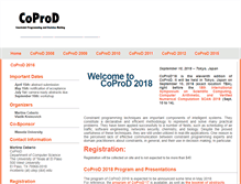 Tablet Screenshot of coprod.constraintsolving.com