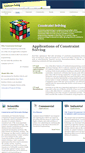 Mobile Screenshot of constraintsolving.com